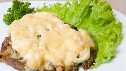 Рецепт Мяса по-французски с сыром