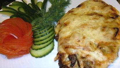 Рецепт Мяса по-французски в фольге с грибами