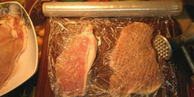 Рецепт мяса по-французски в фольге с грибами