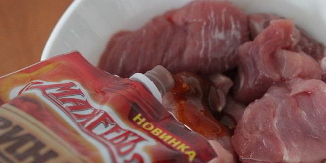 Рецепт мяса по-французски в маринаде