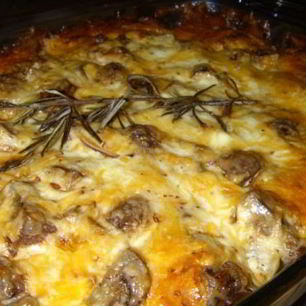 Рецепт Свинины по-французски с грибами