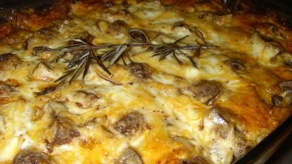 Рецепт Свинины по-французски с грибами