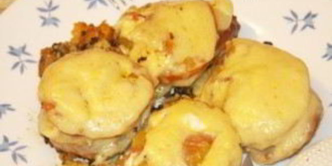 Рецепт свинины по-французски с сыром в мультиварке