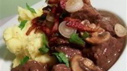 Рецепт Тушеной говядины по-французски