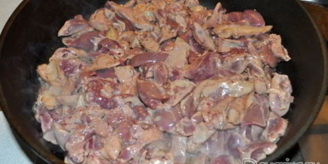 Рецепт бефстроганова из куриной печени