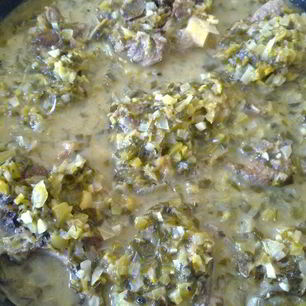 Рецепт Чакапуль из баранины