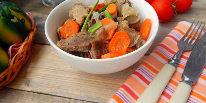 Рецепт говядины с морковью