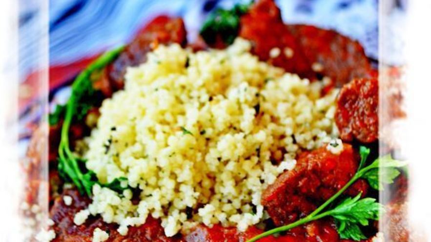 Рецепт говядины с овощами и кускусом