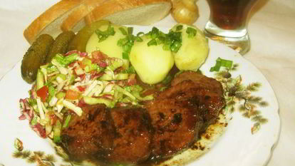 Рецепт Говядины в винном соусе