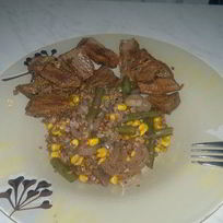 Рецепт Гречетто с говядиной в южном стиле