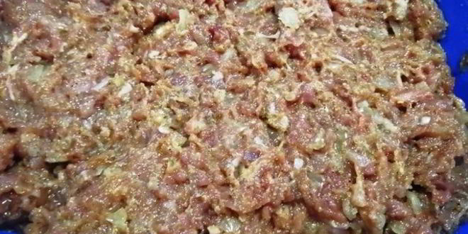 Рецепт кебаба из индейки в беконе