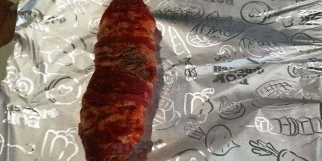 Рецепт кебаба из индейки в беконе