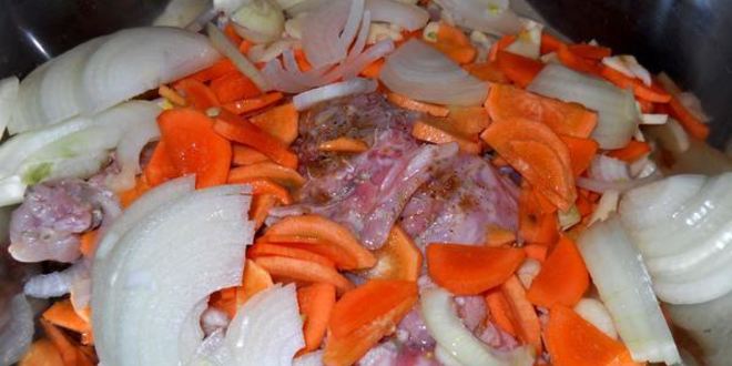 Рецепт кролика тушеного в лимонном маринаде