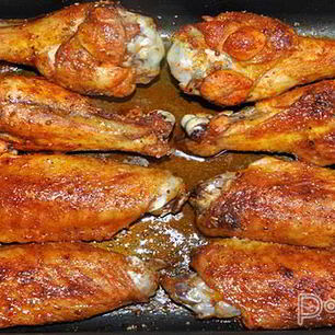 Рецепт Крыльев индейки карри