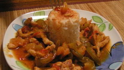 Рецепт Курицы по-китайски с ананасами