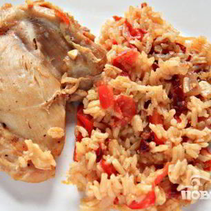 Рецепт Курицы с чипотл и рисом