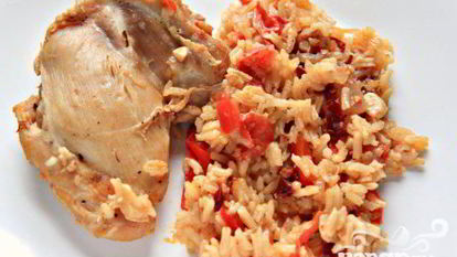 Рецепт Курицы с чипотл и рисом