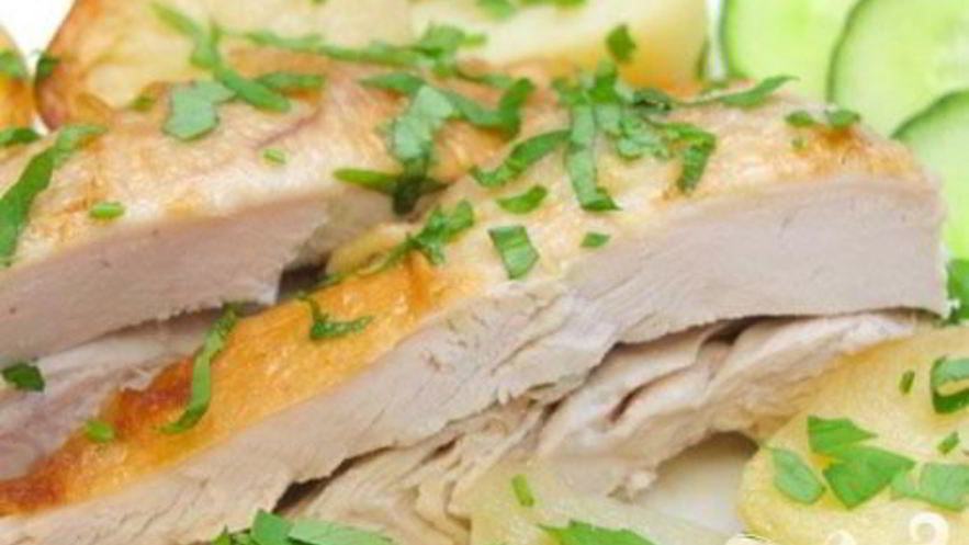 Рецепт курицы с картофелем, запеченная в рукаве