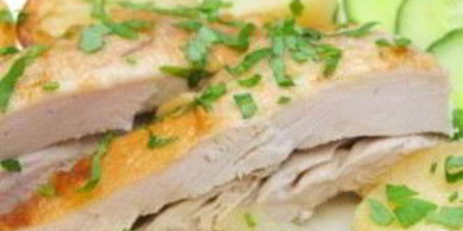 Рецепт курицы с картофелем, запеченная в рукаве