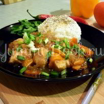 Рецепт Курицы с овощами в соусе Терияки