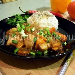 Рецепт Курицы с овощами в соусе Терияки