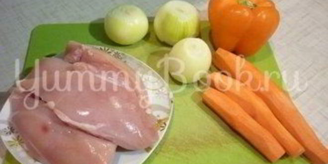 Рецепт курицы с овощами в соусе терияки