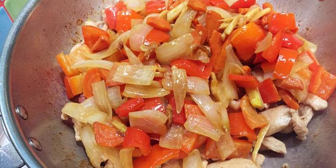 Рецепт курицы в кисло-сладком соусе