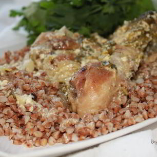 Рецепт Курицы в молочно-пряном соусе