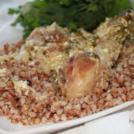 Рецепт Курицы в молочно-пряном соусе