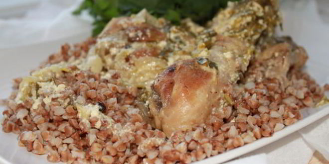Рецепт курицы в молочно-пряном соусе