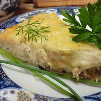 Рецепт Курицы, запеченной с рисом и сыром