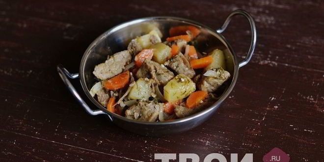 Рецепт свинины с ананасами