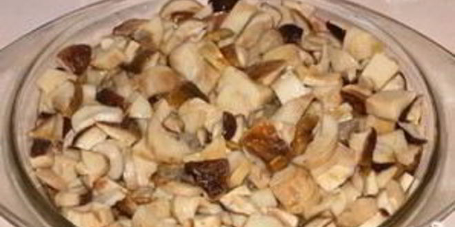 Рецепт свинины с белыми грибами