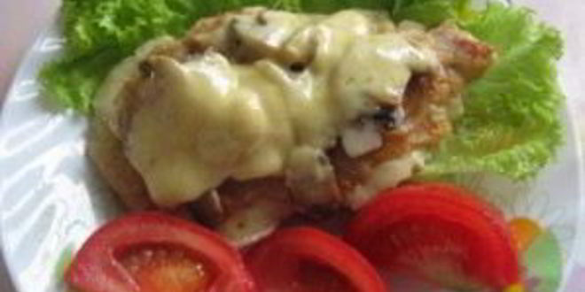 Рецепт свинины с белыми грибами