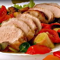 Рецепт Свинины с овощами в духовке