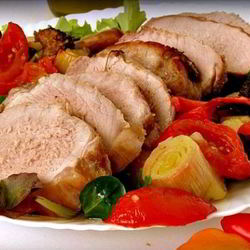 Рецепт Свинины с овощами в духовке