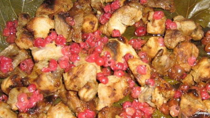 Рецепт свинины со смородиной