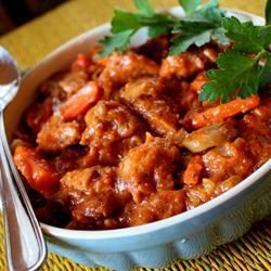 Рецепт Тушеной говядины с томатом