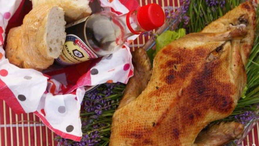 Рецепт утки на мангале