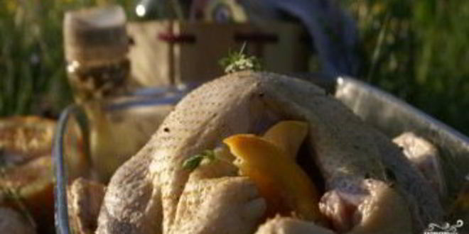 Рецепт утки на мангале