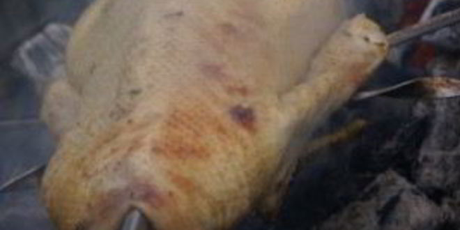 Рецепт утки на мангале