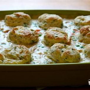 Рецепт Запеченной курицы с тестом и овощами