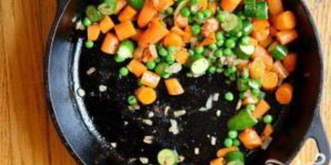 Рецепт запеченной курицы с тестом и овощами