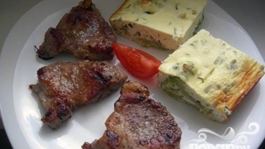 Рецепт брокколи, запеченной в твороге