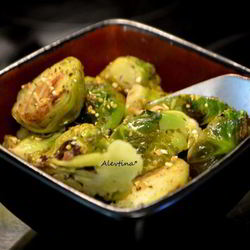 Рецепт Брюссельской капусты с лимонным вкусом