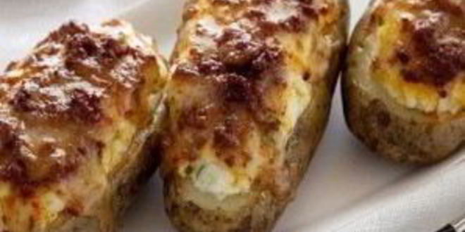 Рецепт дважд запеченный картофель