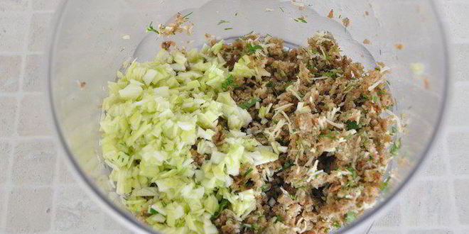 Рецепт фаршированных конвертиков из кабачков