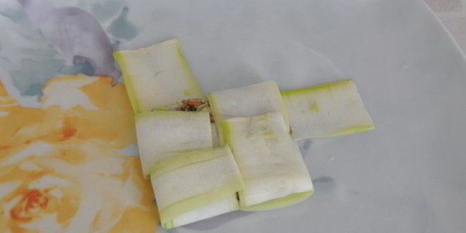 Рецепт фаршированных конвертиков из кабачков