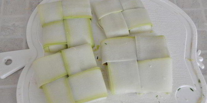 Рецепт фаршированных конвертиков из кабачков