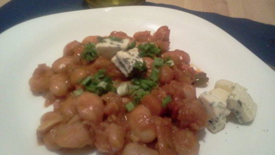 Рецепт фасоли гигандес по-гречески с сыром фета